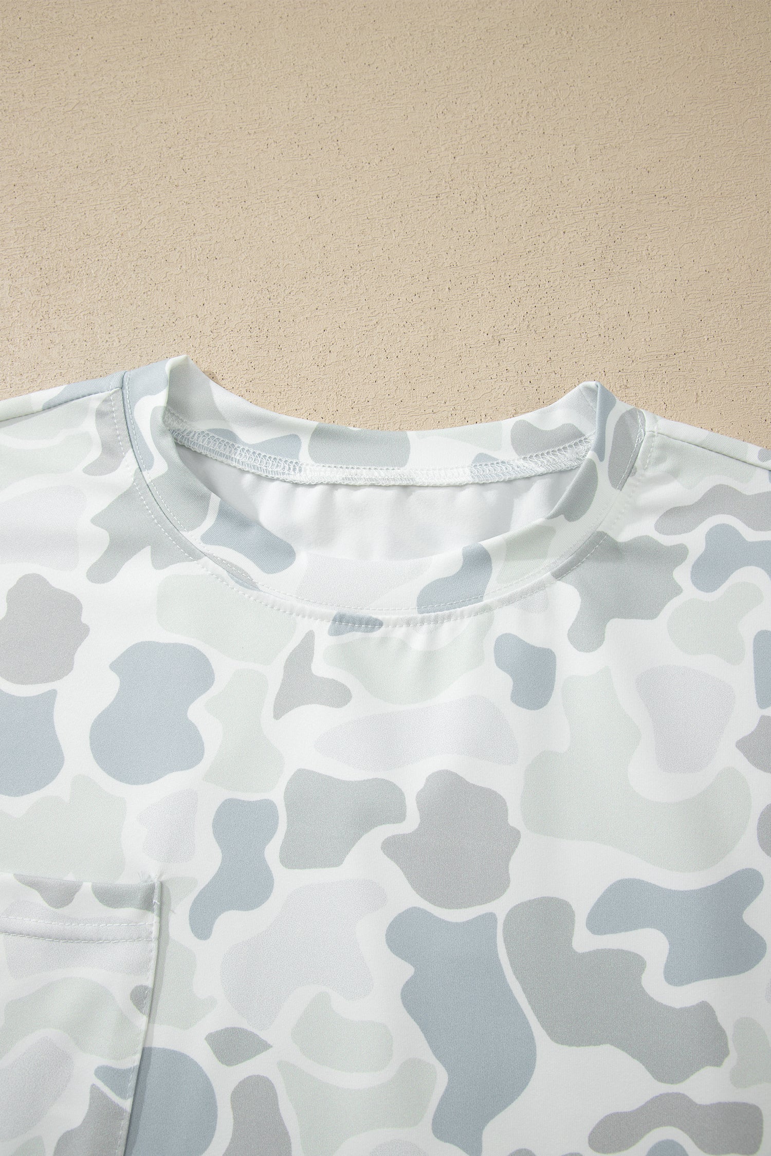 Camouflage Print Short Set
