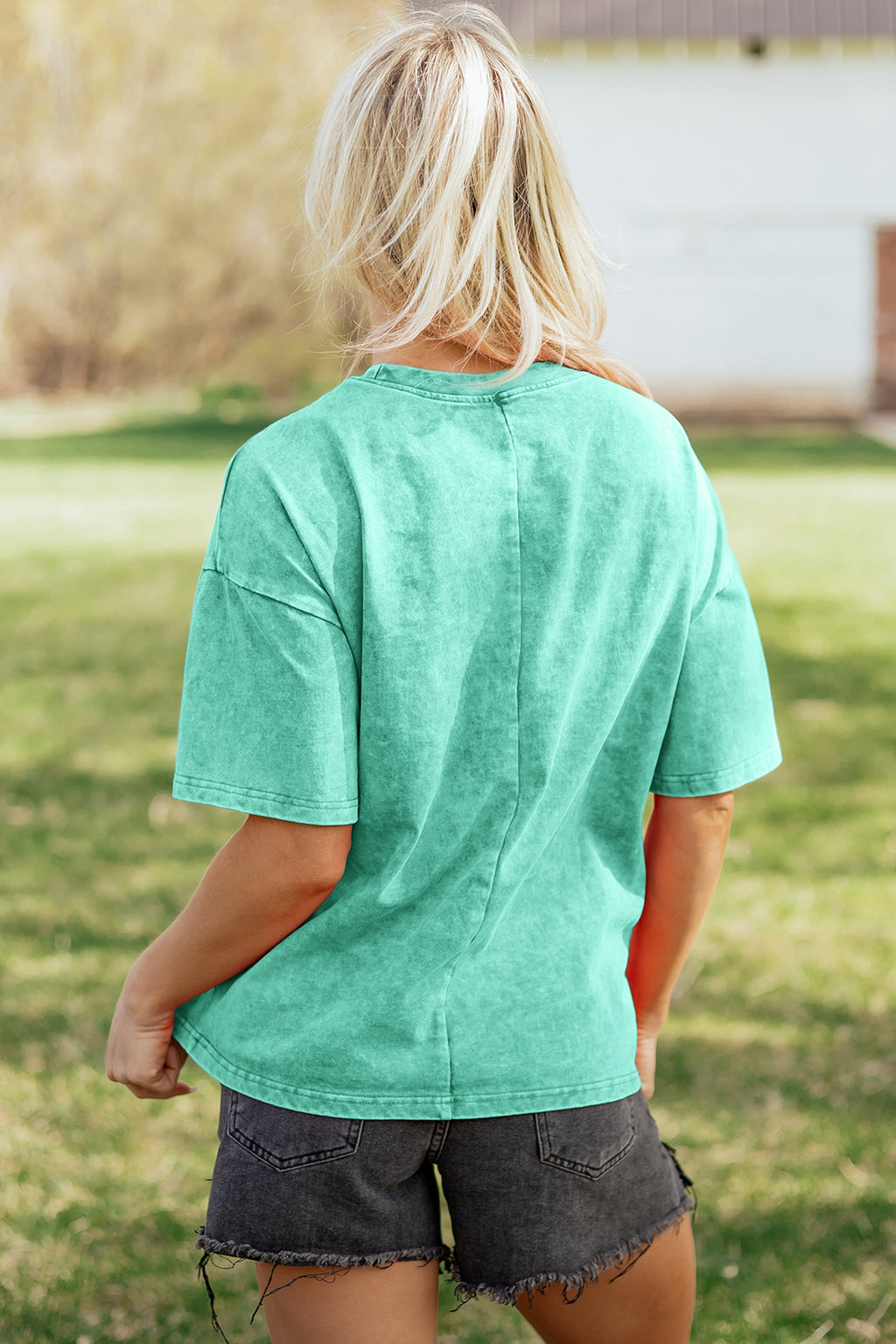Solid Color Oversize Tee
