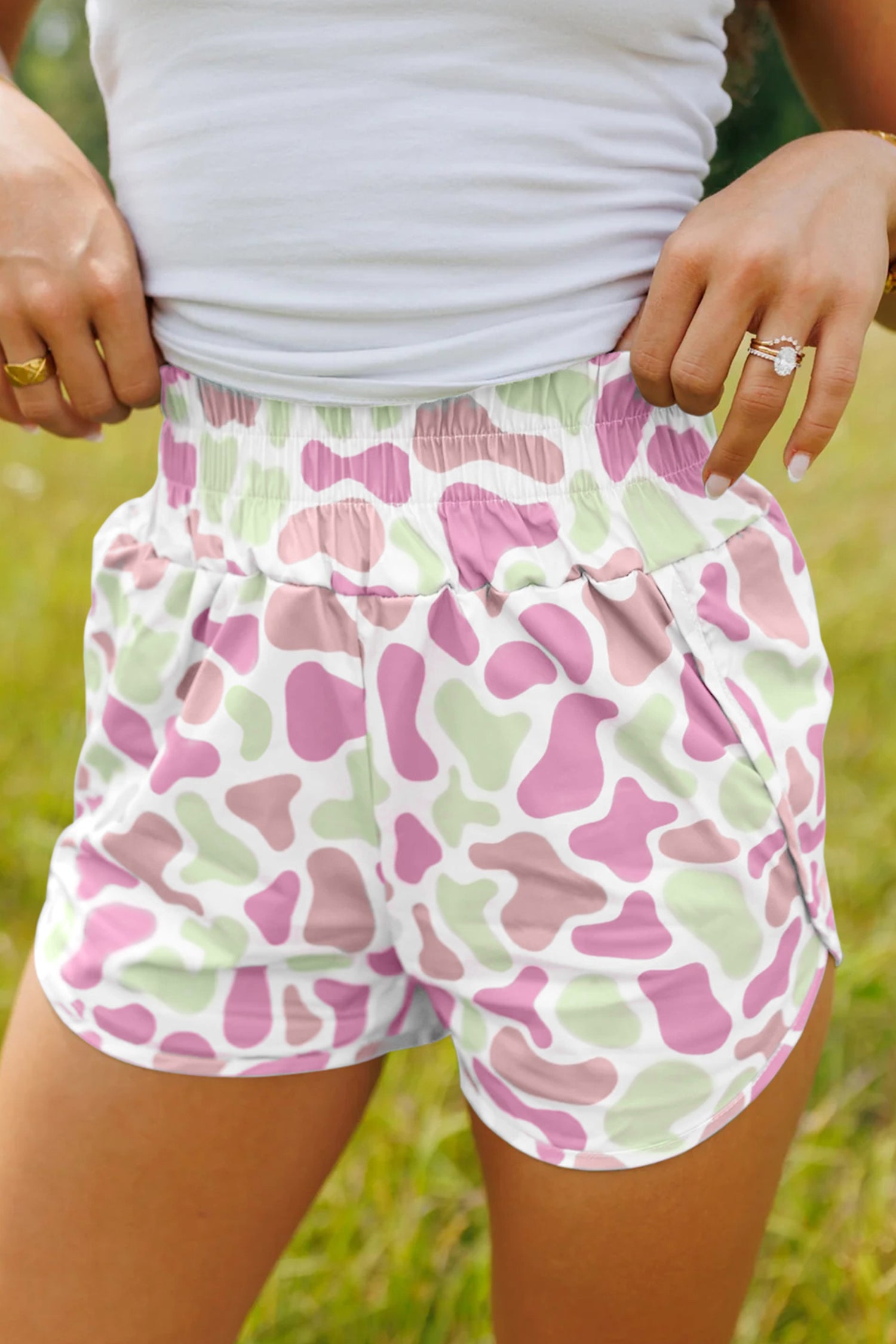 Camouflage Print Shorts