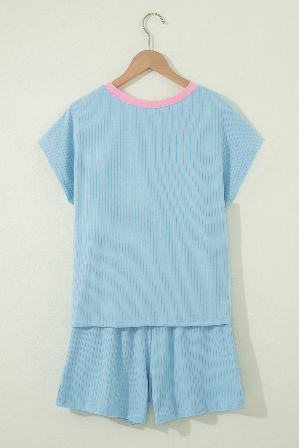 Sachet Pink Casual Short Set