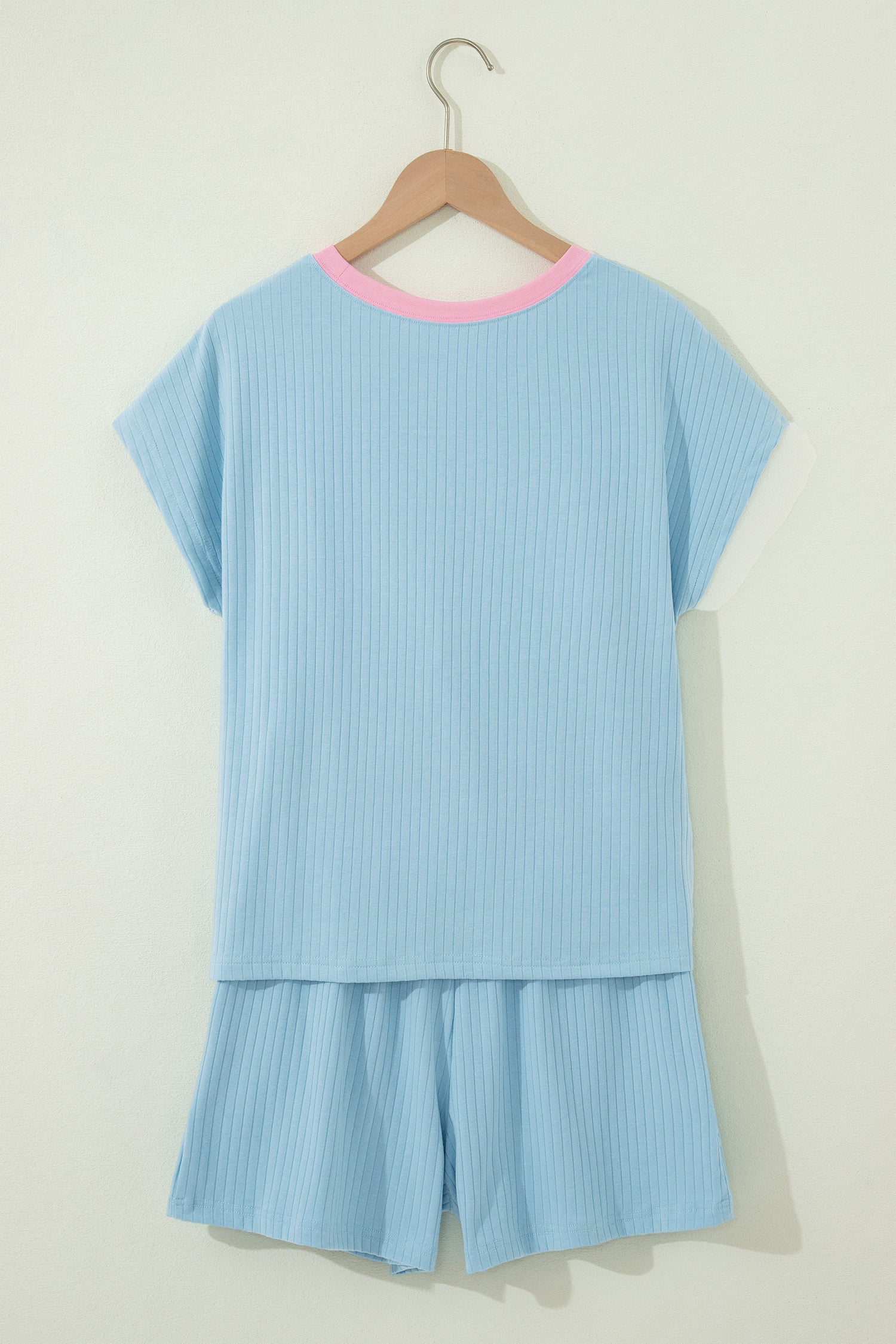 Sachet Pink Casual Short Set
