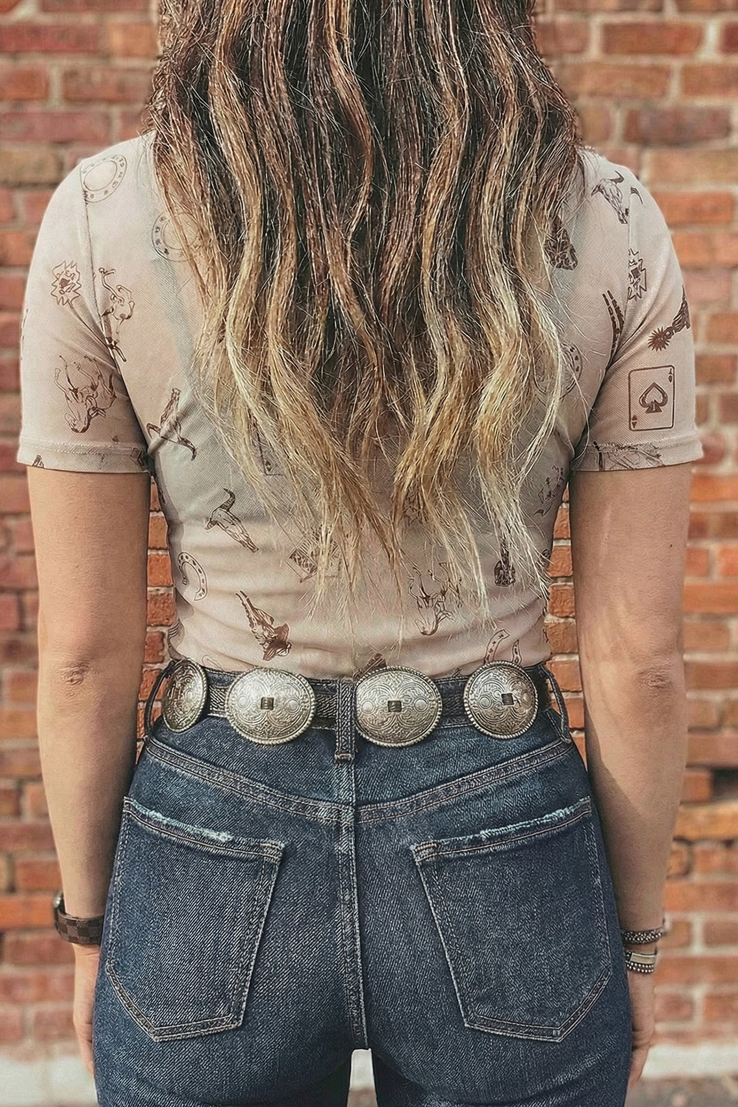 Leopard Print Mesh Short Sleeve Top