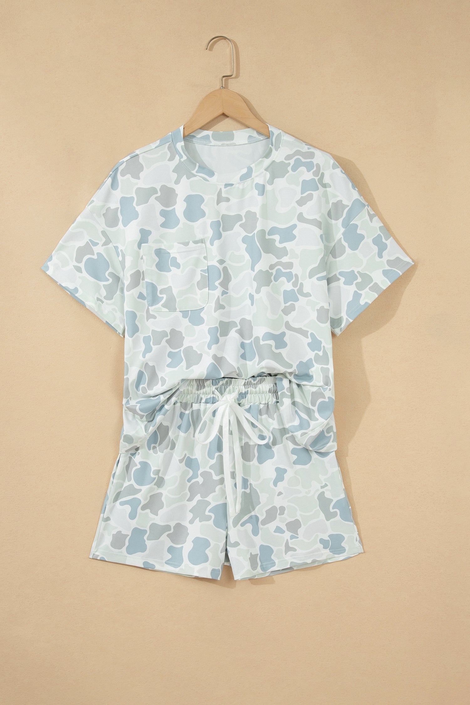 Camouflage Print Short Set