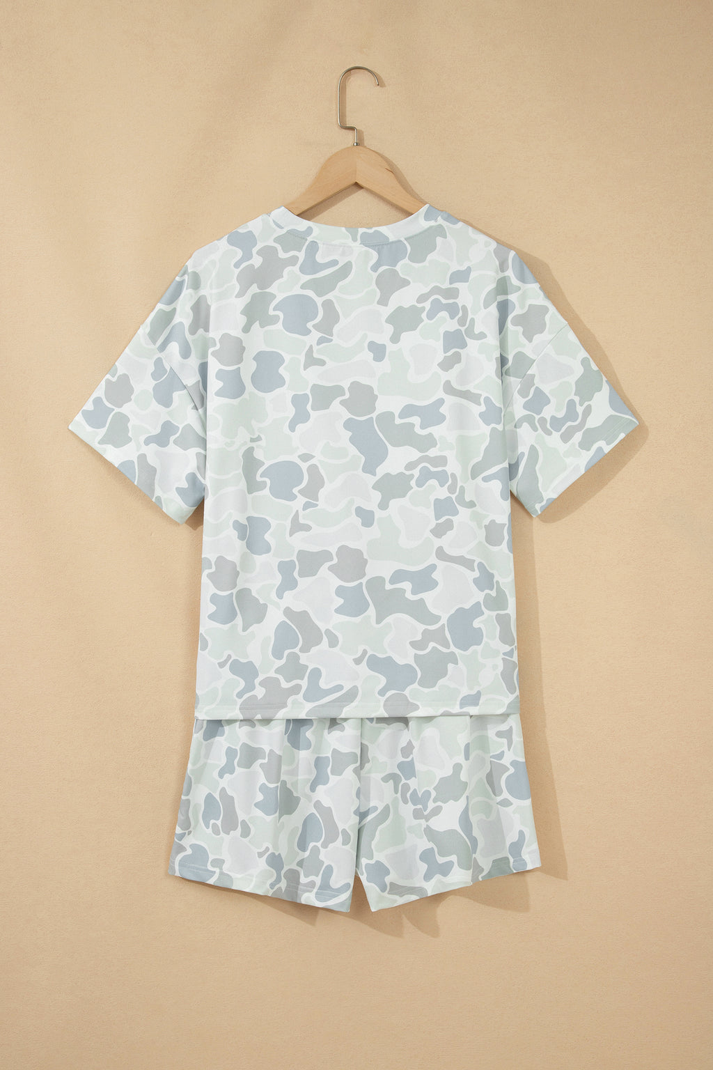 Camouflage Print Short Set