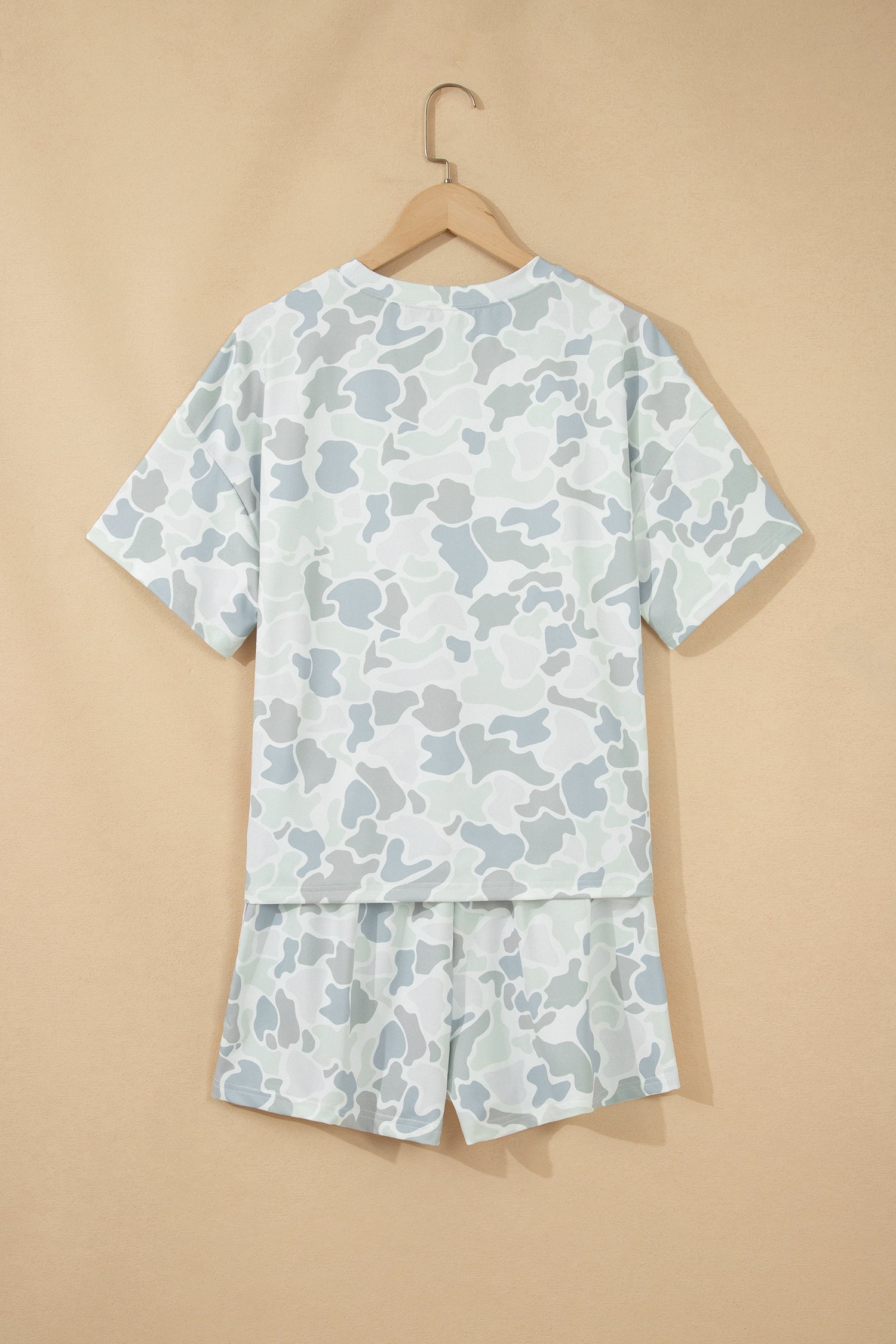Camouflage Print Short Set