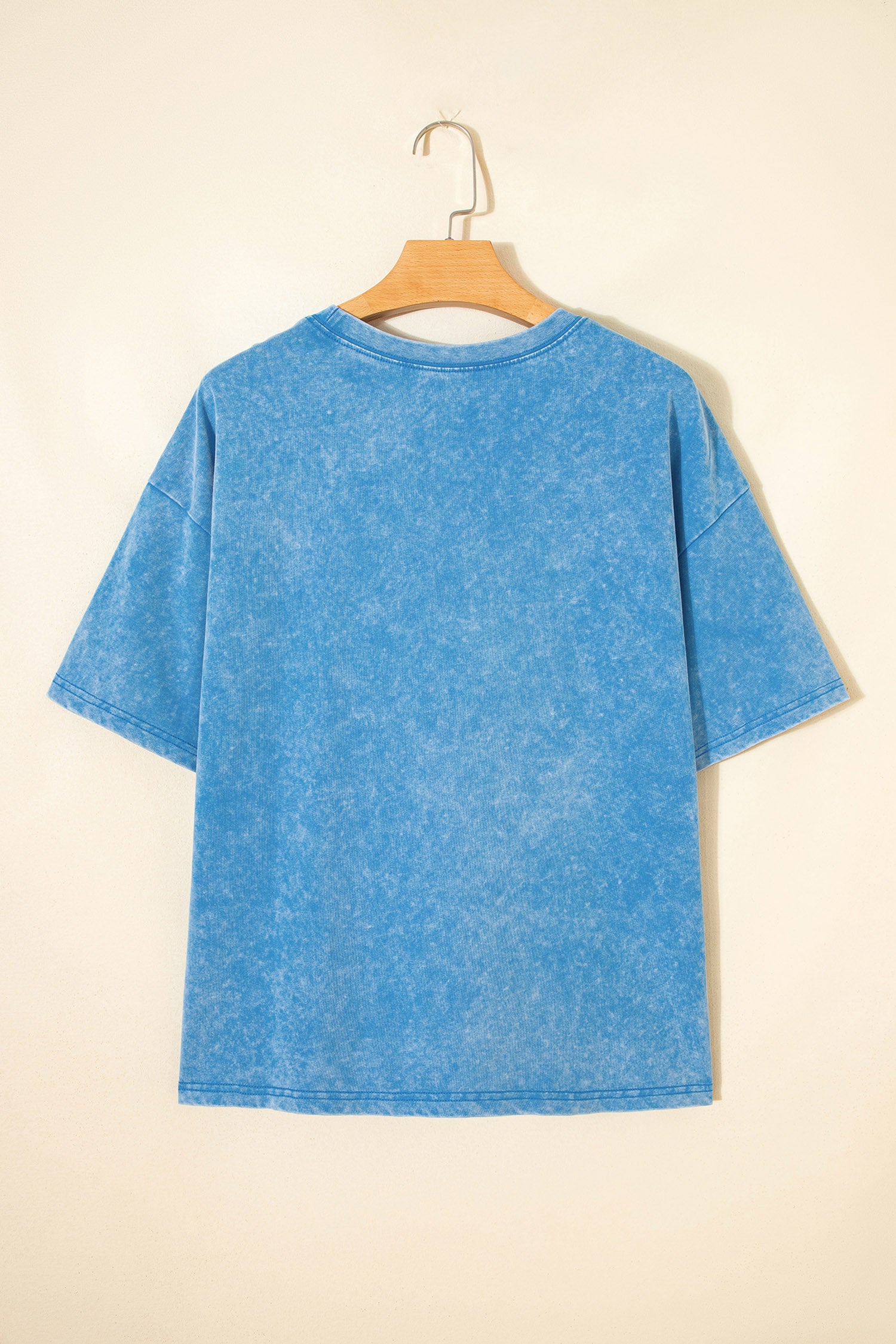 Blue USA Star Print T-shirt