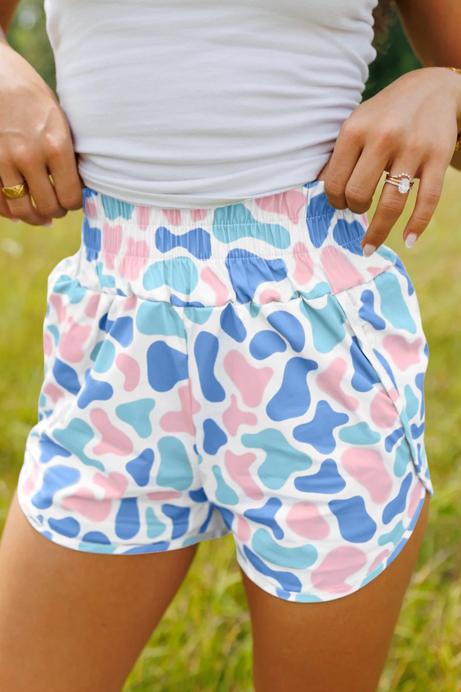 Camouflage Print Shorts